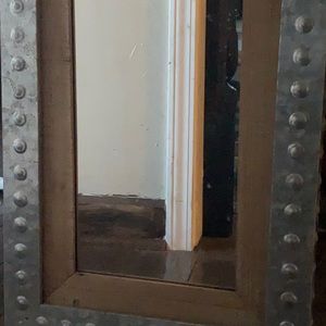 Rustic Galvanized Mirror